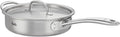 Fissler M5 Pro-Ply 5-ply Stainless Steel Sauté Pan, 3 Quart, with Metal Lid