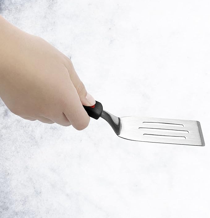 Professional Mini-Serving Spatula Set, Stainless Steel Cutter and Serve Turner for Serving, Flipping or Cooking, Ideal for Brownies, Tiramisu, Cakes, Lasagna or Cookie etc.