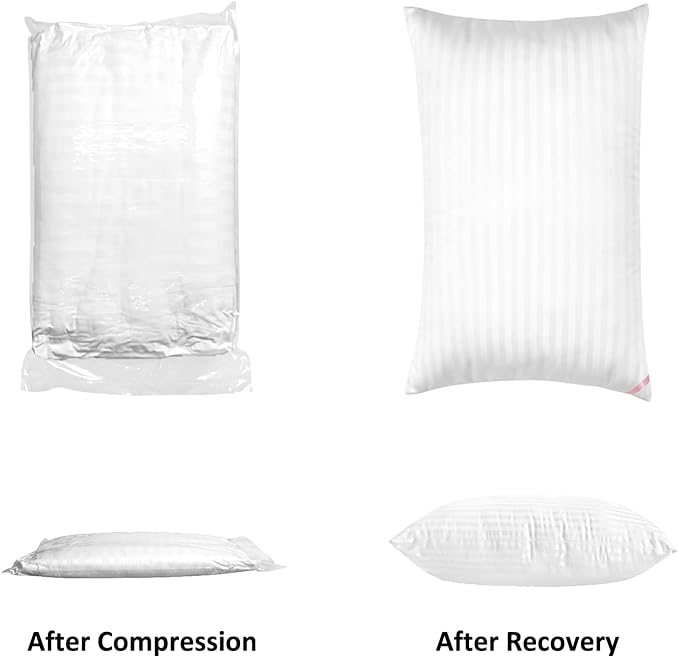 EIUE Hotel Collection Bed Pillows for Sleeping 2 Pack King Size，Pillows for Side and Back Sleepers,Super Soft Down Alternative Microfiber Filled Pillows,20 x 36 Inches