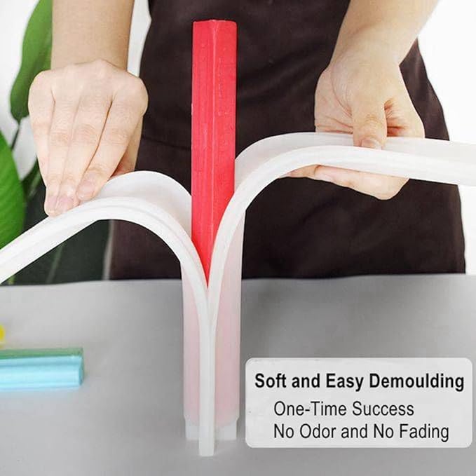 Bear Tube Column Silicone Soap Candle Mold Embed Soap Making Supplies Silicone Mold for Soap