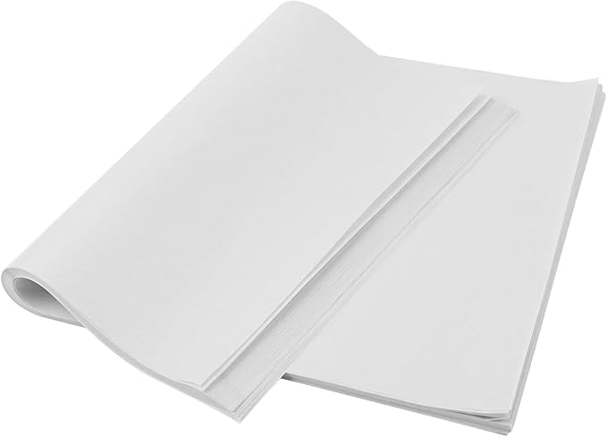 EcoDispose Non-Stick Precut Parchment Paper Baking Sheets Full Pan liner for Bake (12-3/16" x 16-3/8",White,100PCS)