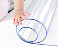 18x28 Inches Clear Table Cover Protector, Desk Pad Mat Rectangular Plastic Table Protector PVC Table Pad for Study Office Computer Writing Desk Top Dining Room Table Screen Protection Heat Resistant
