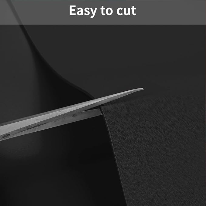 Desk Cover - 16x36 Inch Waterproof Anti Overflow Can Cover Up Defects Protect The Surface of Furniture from Scratches Can Be Used for Dresser Bedside Table(Black+Black 16x36)