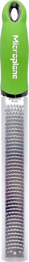 Microplane Premium Classic Series Lime Zester and Parmesan Grater (Green)