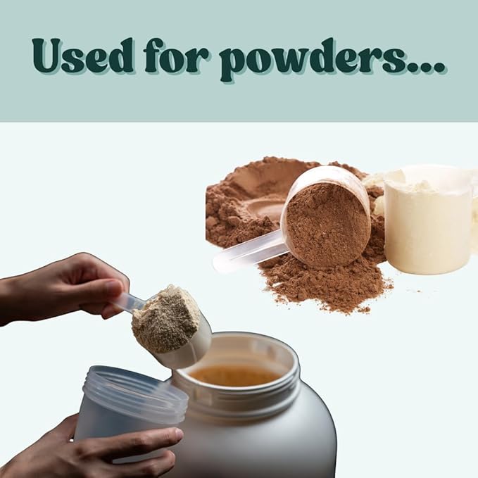1 Teaspoon (1/3 Tablespoon | 5 mL) Long Handle Scoop for Measuring Coffee, Pet Food, Grains, Protein, Spices and Other Dry Goods (Pack of 25)