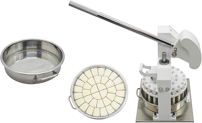 40PCS Manual Dough Dividing Machine Table Top Manual Dough Divider Bakery Dough Cutter with 2 Trays 0.95oz-5.08oz (27g-144g)