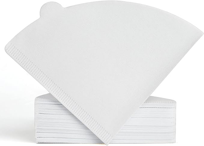 Niveaya 200 Count Coffee Filters - Size 02, Natural Paper Coffee Filter, No Blowout, Disposable for Pour Over and Drip Coffee Maker (2-4 Cup)