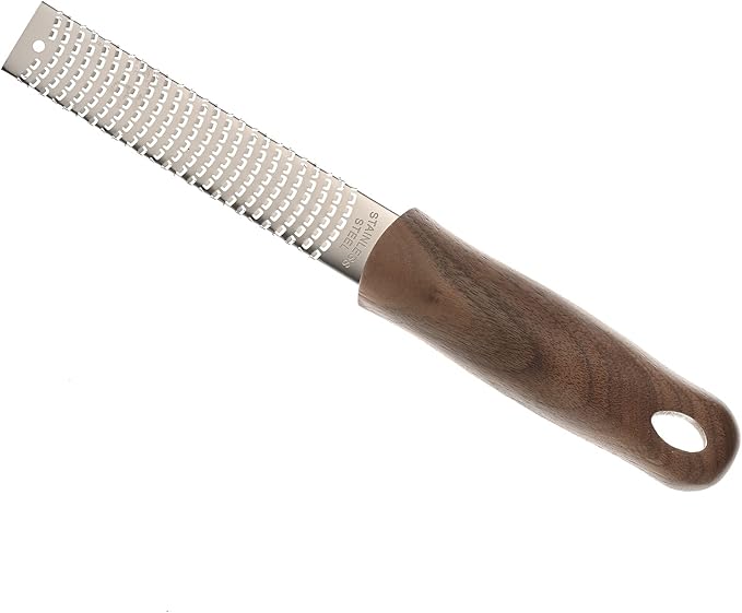 Mercer Culinary Barfly Bar Zester With Walnut Handle