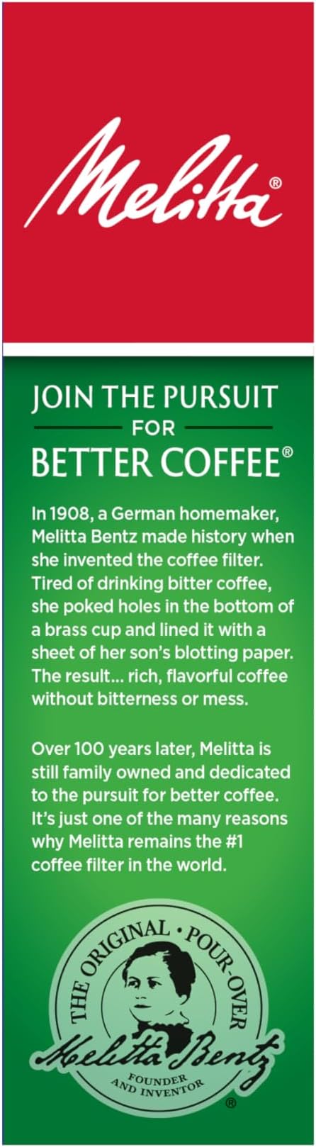 Melitta #4 Cone Coffee Filters, Unbleached Natural Brown, 100 Count, 300 Total Filters - Packaging May Vary (Pack of 12)