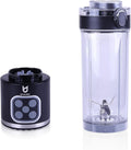 UTALENT Cordless Portable Blender, 25 oz removable Vessel，Powerful Personal Blender, for Smoothies, Ice Crush, 4 Programs, Leakproof-Lid & Sip Spout, USB-C Rechargeable, Dishwasher Safe Parts, Black