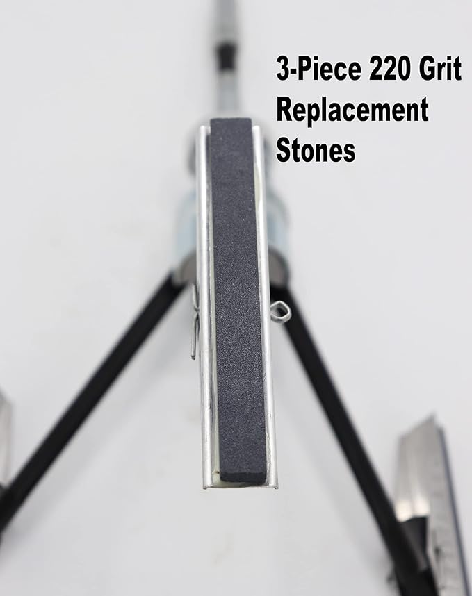 Engine Cylinder Hone Tool 2"-7" Diameter Adjustable Deglazer Kit with 3-Piece 4" Long Stones 220 Grit