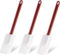 Silicone Rubber Spatula Set of 3, High Heat Commercial Spatula 16 Inch for Cooking (3 Scrapers)