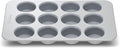 Caraway Non-Stick Ceramic 12-Cup Muffin Pan - Naturally Slick Ceramic Coating - Non-Toxic, PTFE & PFOA Free - Perfect for Cupcakes, Muffins, and More - Gray
