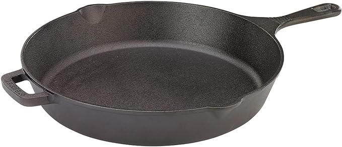 Mercer Culinary Pre-Seasoned Cast Iron Skillet, 12-Inch