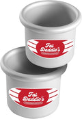 Fat Daddio's PRD-33SET Anodized Aluminum Round Cake Pans, 3 x 3 inch, Set of 2