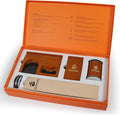 Rolling Knife Sharpener Kit – Complete Luxury Set with Leather Strop, Stand & 2 Extra Discs | Premium Beech Wood Magnetic Sharpener | Kitchen & Pocket Knife Sharpening Tool