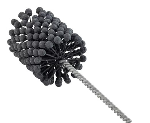 TwistFlex 3-1/2” 400SC Cylinder Hone | 3.5” (89mm) Standard Duty Flexible Cylinder Honing & Deburring Tool for Hole Diameters 3.3” – 3.5” | Silicon Carbide 400 Grit