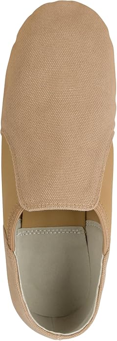 Linodes Unisex 09 Canvas Upper Slip-on Jazz Shoe for Women and Men's Dance Shoes
