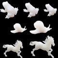 Woohome 7 PCS 3D Resin Mould Filler Casting Moulds, Mini Frog Snails Horse Epoxy Moulds for Jewelry Making, Art Crafts DIY Supplies