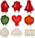 9PCS Mini Hand Pie Molds,Party Potluck Hand Pie Molds for Baking,Fits All Kinds of Festivals and Parties (9PCS-B)
