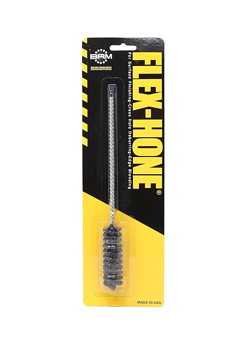 Brush Research BC3440 FLEX-HONE®, 3/4" (19mm) Diameter, 40 Grit, Silicon Carbide, for Mild Steel, Stainless Steel, Cast Iron and Softer Ferrous Materials