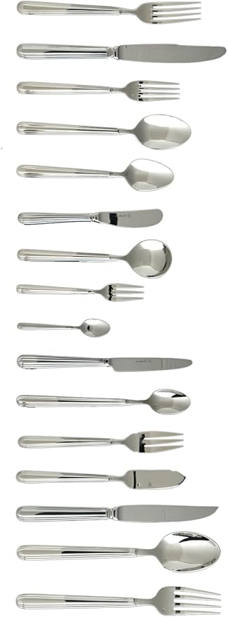 Fortessa Metropolitan 18/10 Stainless Steel Flatware Serving Fork, 9.25-Inch