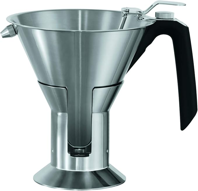 Rösle Stainless Steel Confectionary Funnel with Silicone Handle