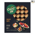 CROC'IN - Sweet Premium Mini Tart Shells - Edible Pastry Pans For Dessert - Artisanal Confection - 60 Pieces