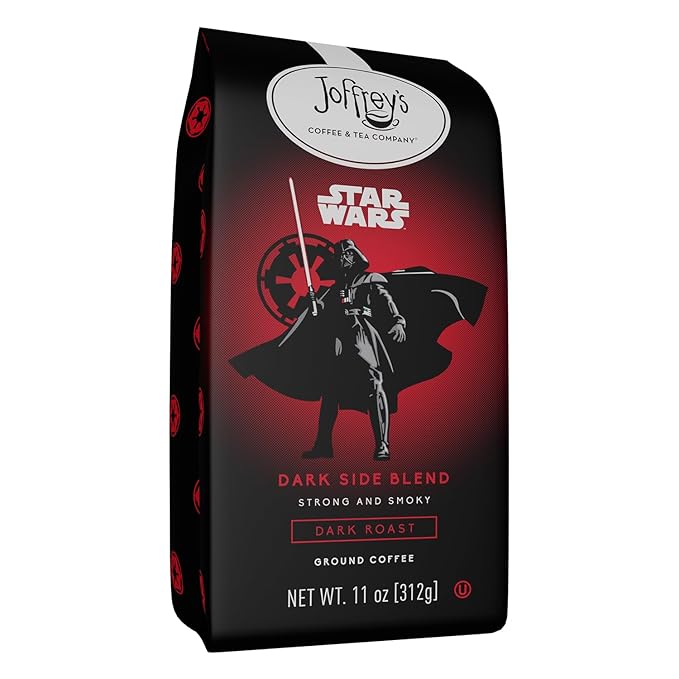 Joffrey's Coffee - STAR WARS™ Dark Side Blend, STAR WARS Licensed Coffee Collection, Artisan Dark Roast, Strong & Smooth Taste, Brew or French Press (Ground, 11oz)