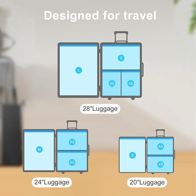 Combo 16 Pack Travel Vacuum Bags with Portable Electric Pump, Space Saver Vacuum Storage Bags for Clothing and Luggage, Travel Essentials