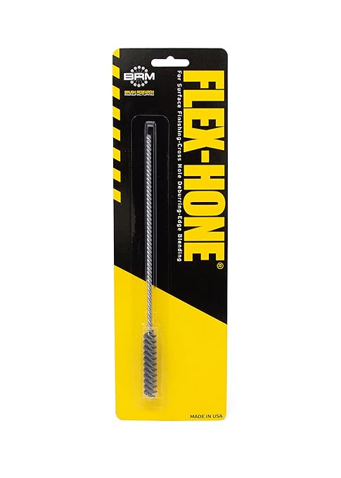 Brush Research BC8M400 FLEX-HONE®, 0.315" (8mm) Diameter, 400 Grit, Silicon Carbide, for Mild Steel, Stainless Steel, Cast Iron and Softer Ferrous Materials