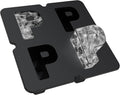 Customized Letter P Ice Cube Mold -Letter Silicone Ice Mold for Custom Ice Cube Mold and Baking Chocolate and Crafting Letter Molds, Ice Cube Molds for Cocktails & Whiskey with Custom Letters