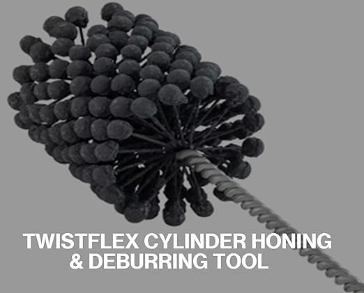 TwistFlex 1-3/4” 320 Silicon Carbide Cylinder Hone 42-45mm, Bores 1.61”-1.77” for KX65 2011-18, KX60 1988-2004, KX65 2000-09, RM65 2003-05, KTM60SX 1998-99, KTM65SX 1998-2018, KTM65XC 2008-09