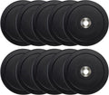 CAP Barbell 2-Inch Olympic Bumper Plate Weight Set with 6 Post Rack | 100-370 lbs | Multiple Options