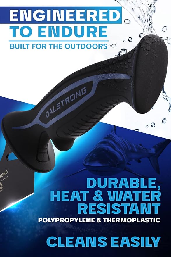 Dalstrong Slicing & Carving Fillet Knife - 10 inch - Night Shark Series-7CR17MOV High Carbon Steel-Titanium Coated-Fillet Knife for Fish & Meat Slicer - Polypropylene Handle - Sheath- NSF Certified