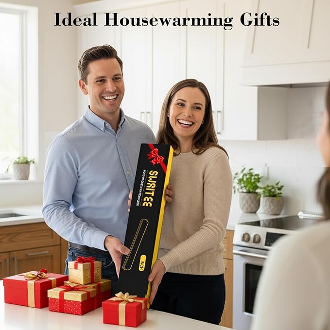 Magnetic Knife Holder for Wall, 24 Inch Extra Large Wood Knife Strip with Strong Magnetism, Space Saver Organizer for Farmhouse/Restaurant Kitchen, Housewarming Gifts