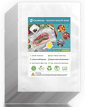 Chamber Vacuum Sealer Bags,8"x12" 200 Pcs Pre-cut Chamber Machine Pouches,Heavy Duty Chamber Vacuum Bags for Commercial Sealer,Food Storage,Meal Prep,Sous Vide,Meat Cheese Goods, BPA Free