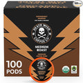 Death Wish Coffee - Single Serve Pods - Medium Roast Coffee Pods - Made with USDA Certified Organic - 100 Count (Pack of 1)