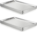CURTA 12 Pack Aluminum Sheet Pan, NSF Listed Full Size 26 x 18 inch Commercial Bakery Cake Bun Pan, Baking Tray …