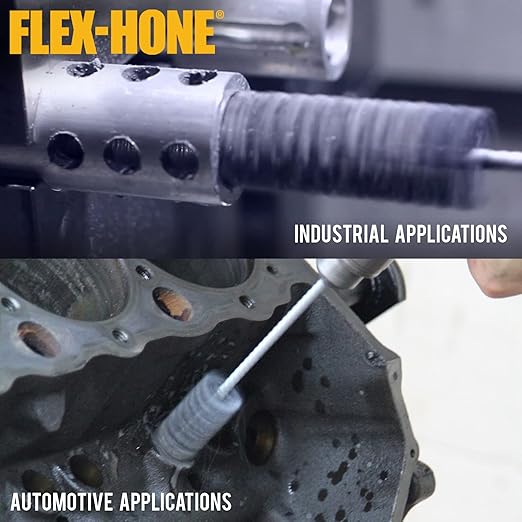 Brush Research BC11M18 FLEX-HONE®, 0.433" (11mm) Diameter, 180 Grit, Silicon Carbide, For Mild Steel, Stainless Steel, Cast Iron and Softer Ferrous Materials