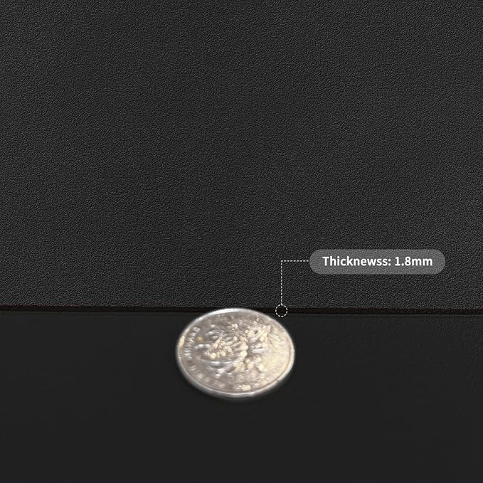 Table Protector Pad - 30x72 Inch Waterproof Easy to Clean Can Conceal Flaws Protector The Table Top from Scratches Used for Dining (Black+Black 30x72)
