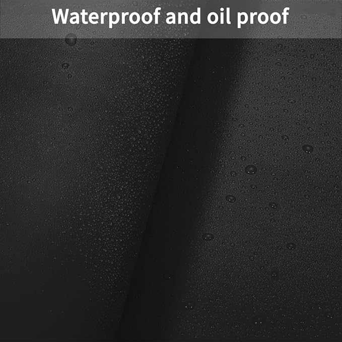 Dining Table Pad Protector - 44x64 Inch Waterproof Easy to Clean Can Conceal Flaws Protector The Table Top from Scratches Used for Dining (Black+Black 44x64)