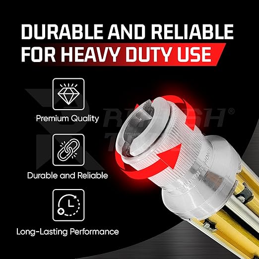 Engine Cylinder Hone Kit 2.5" to 5.5" with 4 Extra Carriers Adjustable Handheld Honing Machine Tool Kit with 16 Stones Sizes 4" x1/2" x1/2" - Works for Mid-Size to Larger Car Engines