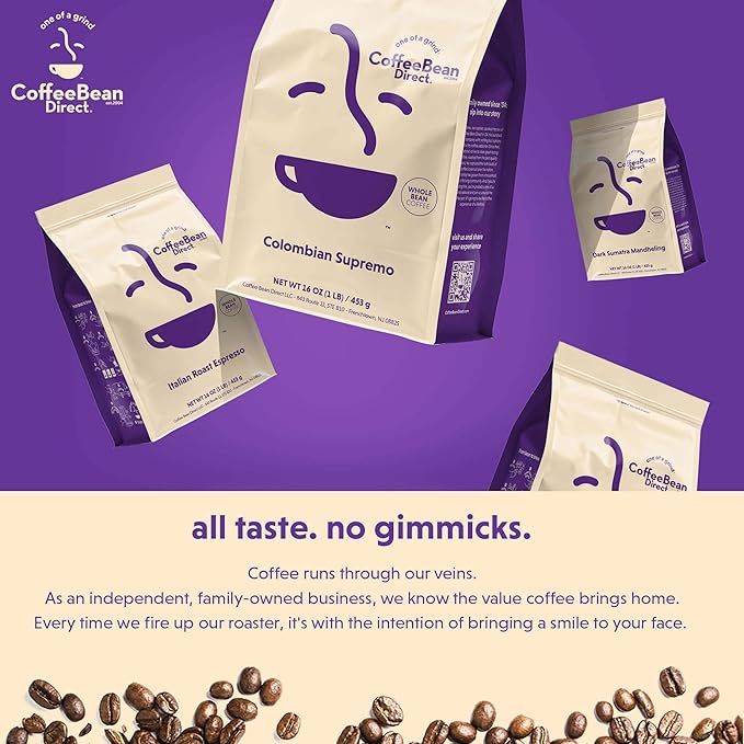 Coffee Bean Direct Iced Coffee Blend, Whole Bean Coffee, Mixed Roast Level, 2.5 Pound Bag (Pack of 1)
