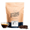 Stone Street Knee Buckling Espresso Beans, High Caffeine Coffee Blend, Dark Roast, Whole Bean, 1 LB