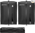 Vacuum Bag for Travel, Professional IPX8 Waterproof Reusable Vacuum Compression Bags for Travel Suitcases, Durable Space Saver Bag(2 Large,No Pump)
