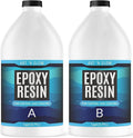 Art 'N Glow Epoxy Resin 2 Gallon Kit - Crystal Clear, UV Resistant, Self Leveling, Food Safe for Table Top, Crafts, Wood, Casting, Jewelry Making, Use with Mica Powder, Silicone Molds, Alcohol Ink
