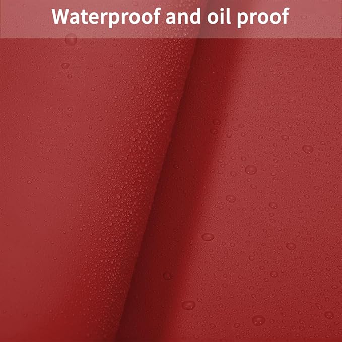 Night Stand Cover - 14x14 Inch Waterproof Easy to Clean Can Conceal Flaws Protector The Table Top from Scratches Used for Dining (Black+Wine Red 14x14)