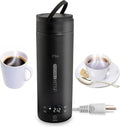 ITSA Travel Electric Kettle 500ml Portable Stainless Steel Water Boiler with Temperature Control & Auto Shut Off – Mini Electric Kettle for Coffee, Tea & Hot Water, BPA-Free