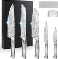 7PCS Kitchen Knife Set,Professional Knife Knives,High Carbon Stainless Steel Kitchen knives Design,Knife Set for Family,Friends,Father's Day Gifts